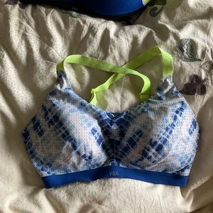 34DD tie dye sports bra